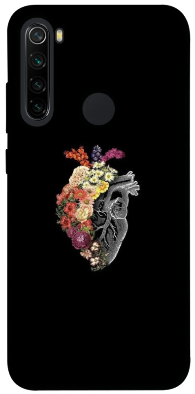 Чохол на Xiaomi Redmi Note 8 Heart with flowers фото 1 з 1