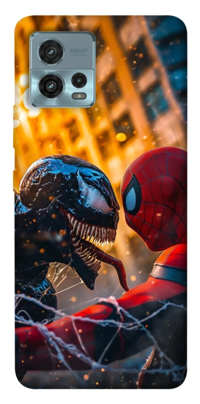 Чохол на Motorola Moto G72 Venom vs Spiderman фото 1 з 1
