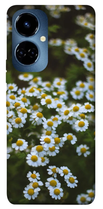 Чехол на TECNO Camon 19 Pro Ромашки v13 фото 1 из 1