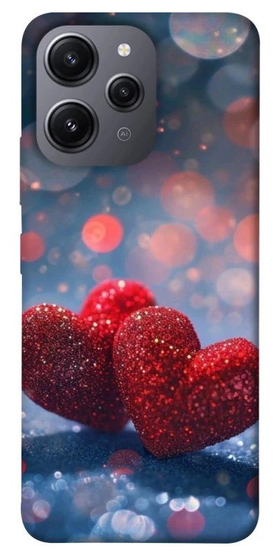 Чехол на Xiaomi Redmi 12 Red hearts фото 1 из 1