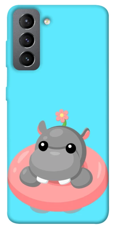 Чохол на Samsung Galaxy S21 FE Adopt Me Hippo Floatie фото 1 з 1