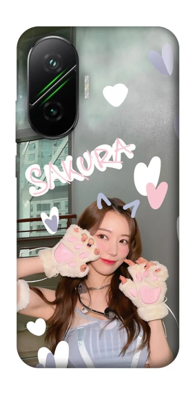 Чохол на Xiaomi Poco F7 Sakura - LE SSERAFIM фото 1 з 1