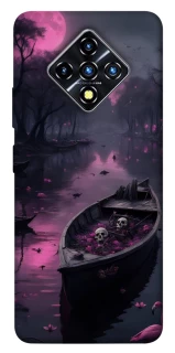 Чехол на Infinix Zero 8 Boat and flamingo фото 1 из 1