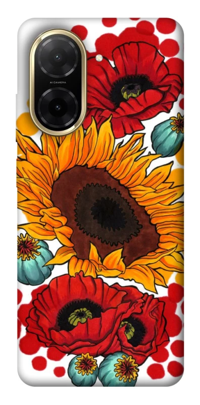 Чохол на Xiaomi Redmi A5 (Europe version) Соняшники та маки фото 1 з 1