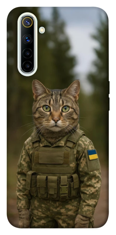 Чехол на Realme 6 Кот защитник фото 1 из 1