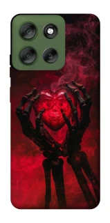 Чехол на Motorola Moto G56 5G Heart in the hands of a skeleton фото 1 из 1