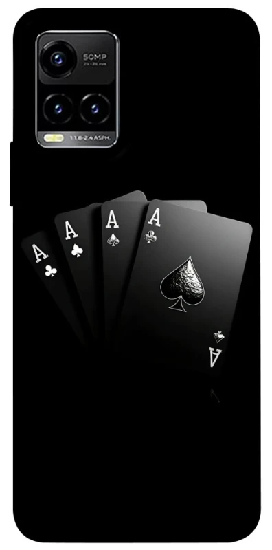 Чохол на Vivo Y21 / Y33s Black Cards фото 1 з 1