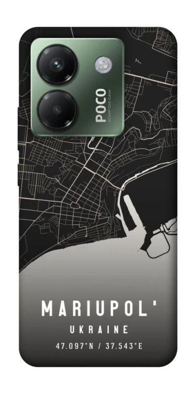 Чохол на Xiaomi Poco M7 pro 5G Mariupol map фото 1 з 1