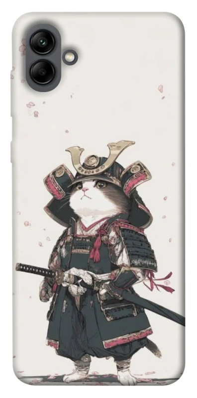 Чохол на Samsung Galaxy A04 Samurai Cat Warrior фото 1 з 1