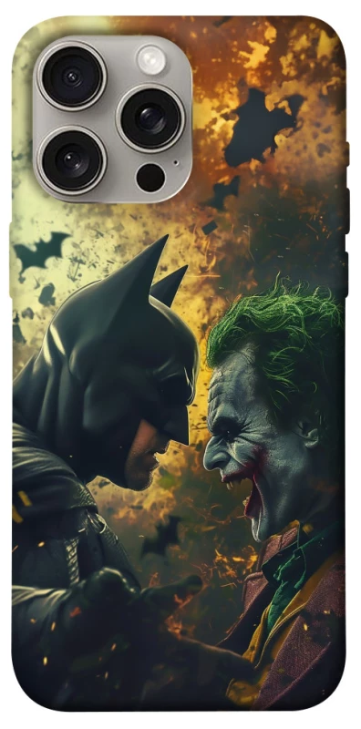 Чохол на Apple iPhone 15 Pro Max (6.7") Batman and the Joker фото 1 з 1