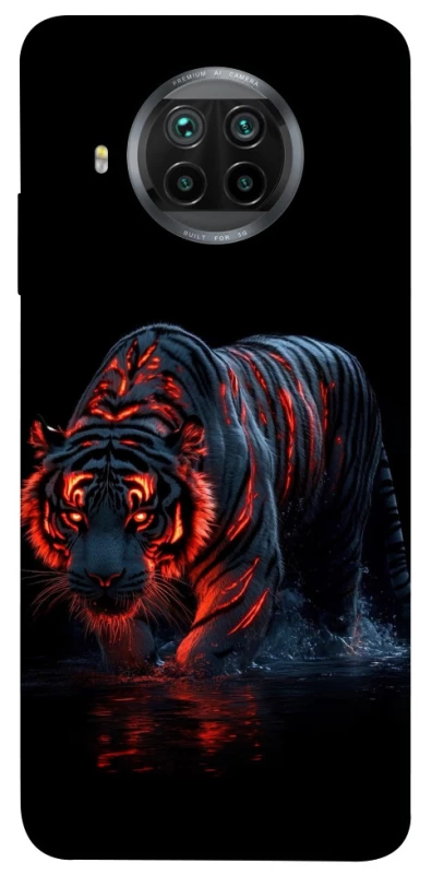 Чохол на Xiaomi Mi 10T Lite / Redmi Note 9 Pro 5G fire tiger фото 1 з 1