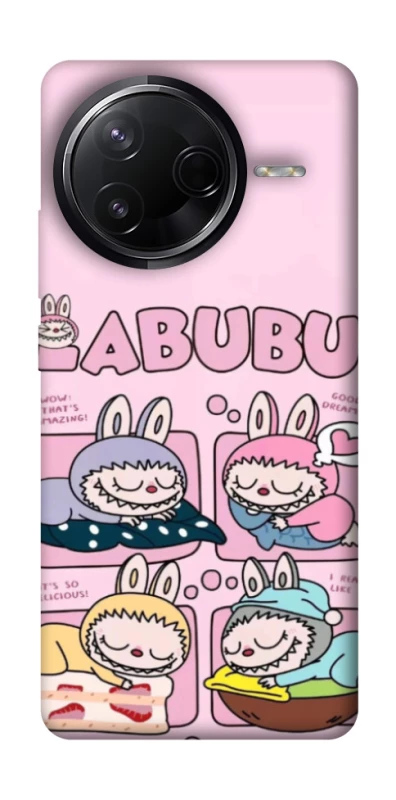 Чохол на Infinix Note 50 Pro Labubu Dreams Collage фото 1 з 1