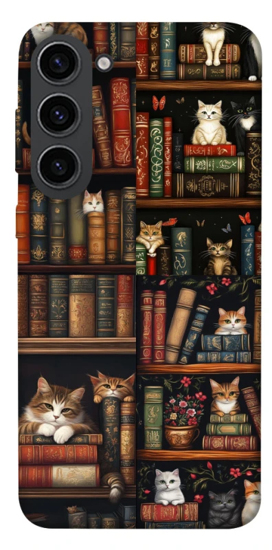 Чехол на Samsung Galaxy S23 Cats & Books фото 1 из 1