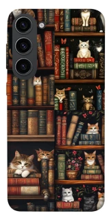 Чохол на Samsung Galaxy S23 Cats & Books фото 1 з 1