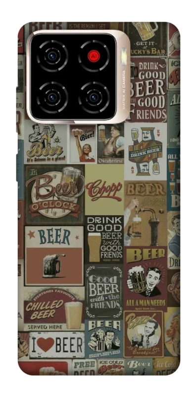 Чохол на ZTE Blade A56 Retro collage ver.1 фото 1 з 1