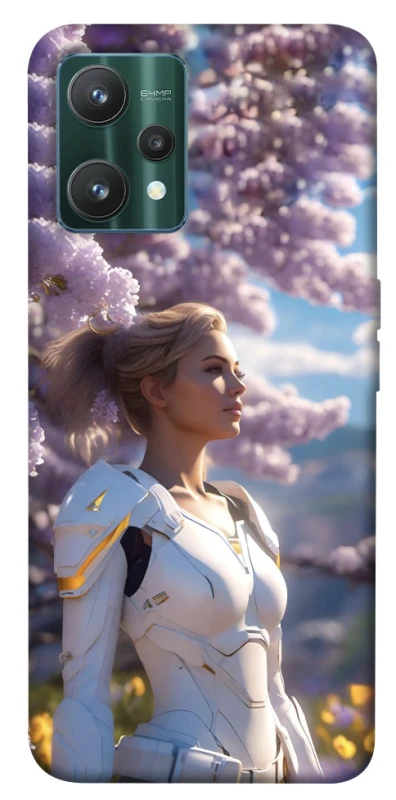 Чехол на Realme 9 Pro Cyber space girl ver.1 фото 1 из 1