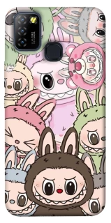 Чехол на Infinix Hot 10 Lite All Labubu 3 фото 1 из 1