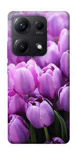 Чехол на Xiaomi Redmi Note 14S Фиолетовые тюльпаны фото 1 из 1