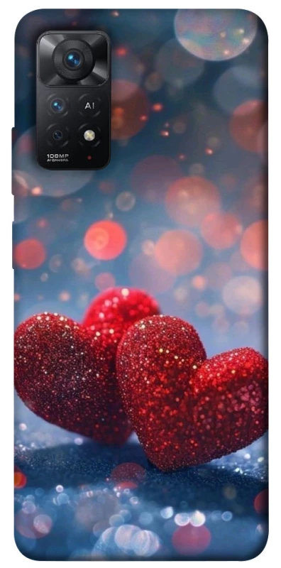 Чохол на Xiaomi Redmi Note 12 Pro 4G Red hearts фото 1 з 1