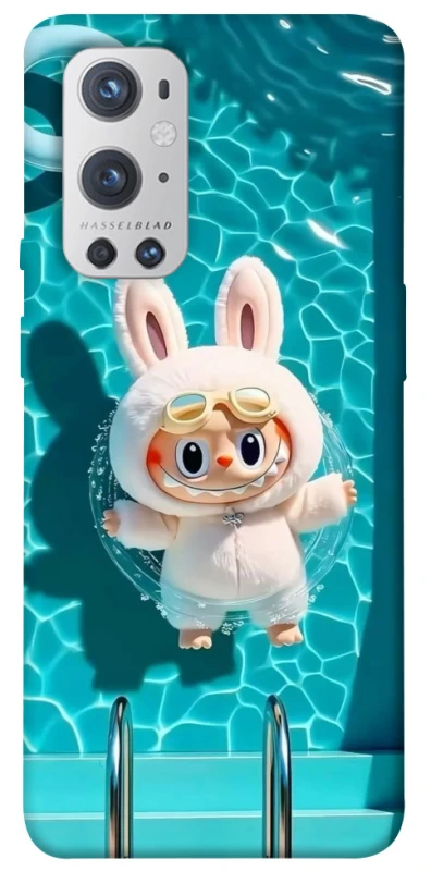 Чохол на OnePlus 9 Pro Labubu in the pool ver.2 фото 1 з 1