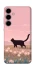 Чехол на Samsung Galaxy S25 cat on a field фото 1 из 1