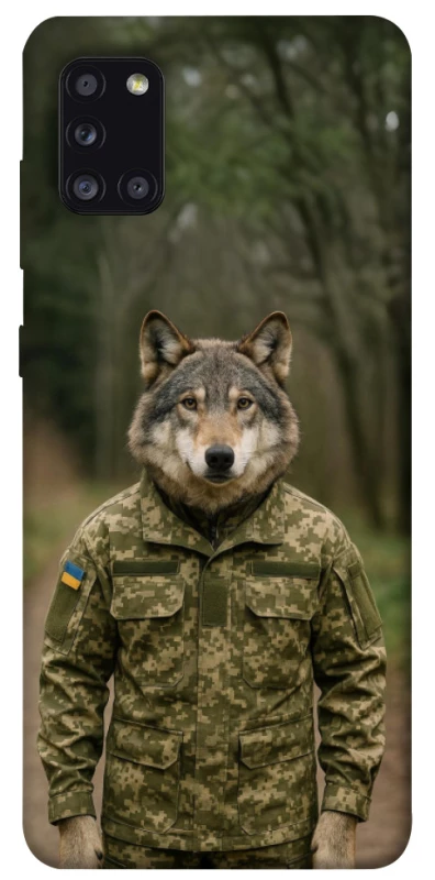 Чохол на Samsung Galaxy A31 Вовк захисник фото 1 з 1