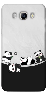 Чехол на Samsung J510F Galaxy J5 (2016) Four pandas фото 1 из 1