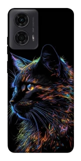 Чохол на Motorola Moto G24 Чорний кіт фото 1 з 1