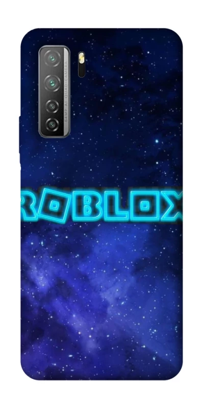 Чехол на Huawei Nova 7 SE Roblox Space Logo Blue фото 1 из 1
