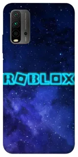 Чохол на Xiaomi Redmi 9T Roblox Space Logo Blue фото 1 з 1