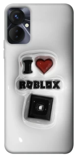 Чохол на TECNO Spark 9 Pro (KH7n) I love Roblox фото 1 з 1