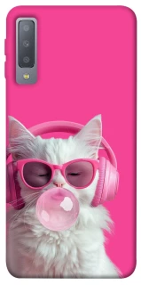 Чехол на Samsung A750 Galaxy A7 (2018) Pink kitty фото 1 из 1