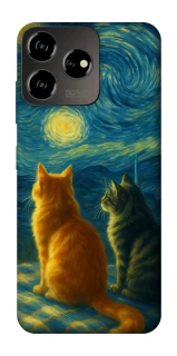 Чехол на ZTE Blade V50 Design 4G Cats under the stars фото 1 Чехол на ZTE Blade V50 Design 4G Cats under the stars фото 1 из 1