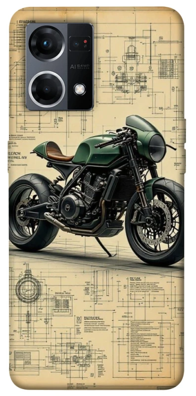 Чохол на Oppo Reno 7 4G Bike model фото 1 з 1