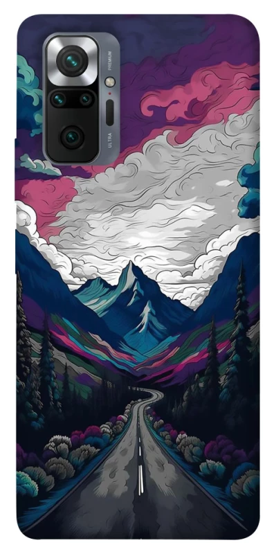 Чехол на Xiaomi Redmi Note 10 Pro Нарисованные горы фото 1 из 1
