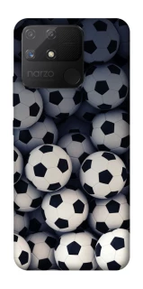 Чехол на Realme Narzo 50A Футбольные мячи фото 1 из 1