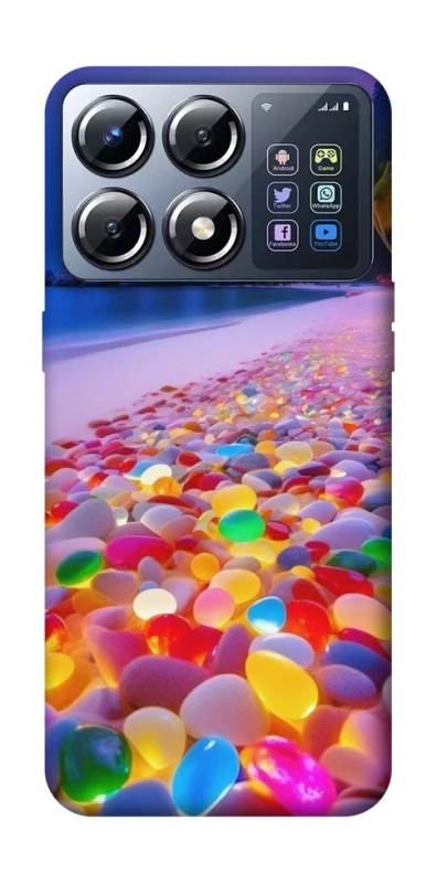 Чохол на Xiaomi POCO X8 Pro Каміння світиться на березі фото 1 з 1