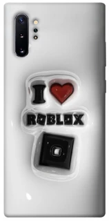 Чохол на Samsung Galaxy Note 10 Plus I love Roblox фото 1 з 1