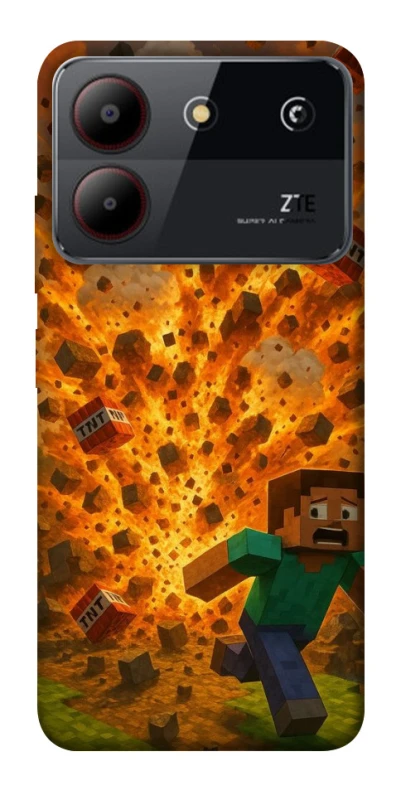 Чохол на ZTE Blade A54 4G Minecraft v7 фото 1 з 1