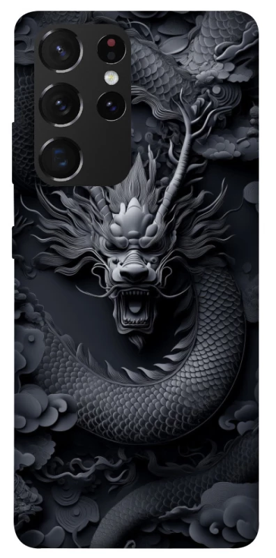 Чохол на Samsung Galaxy S21 Ultra black dragon фото 1 з 1