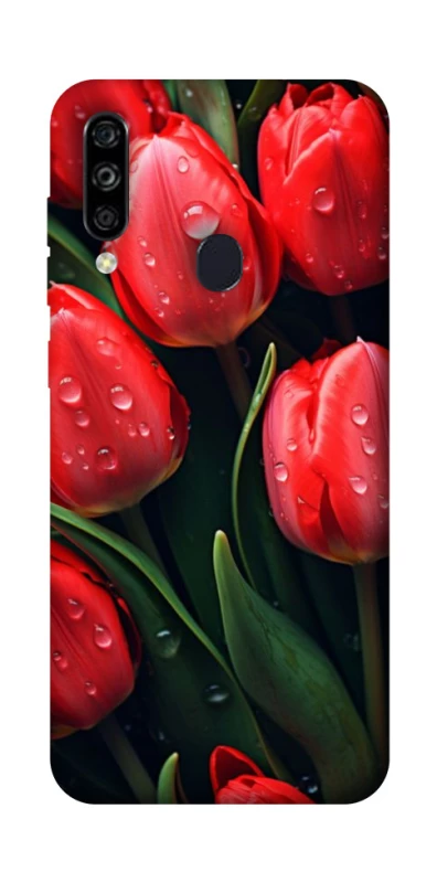 Чохол на ZTE Blade A7 (2020) Червоні тюльпани фото 1 Чохол на ZTE Blade A7 (2020) Червоні тюльпани фото 1 з 1