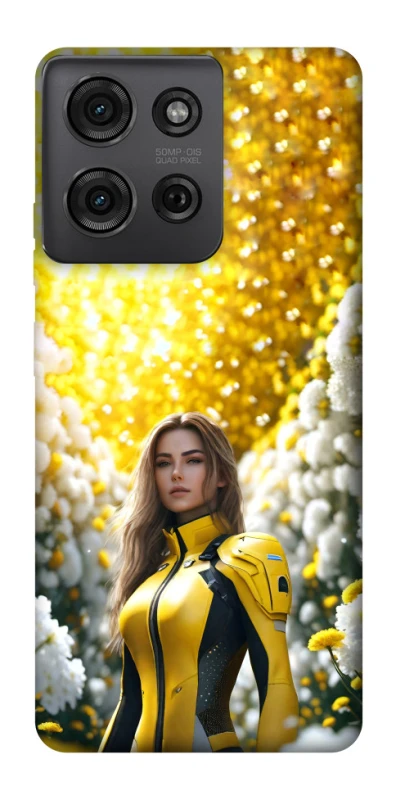 Чехол на Motorola Moto G75 Cyber space girl ver.2 фото 1 из 1