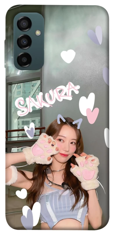 Чехол на Samsung Galaxy M34 5G Sakura - LE SSERAFIM фото 1 из 1