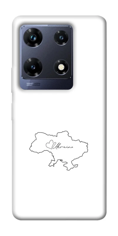 Чехол на Infinix Note 30 Pro Ukraine map фото 1 из 1