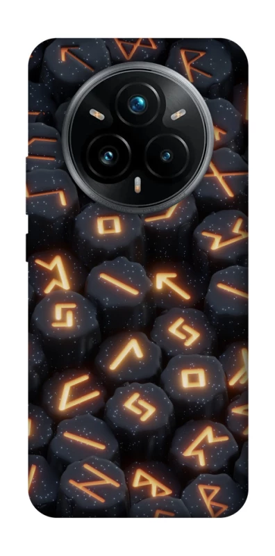 Чехол на Realme 14 Pro Огненые руны фото 1 из 1