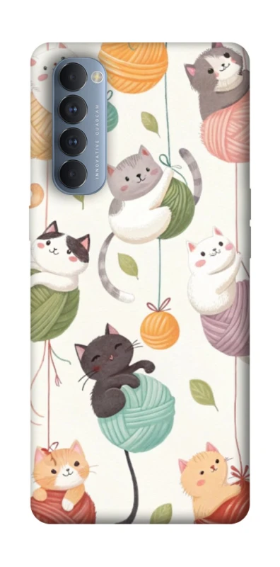 Чехол на Oppo Reno 4 Pro Funny Kittens фото 1 из 1