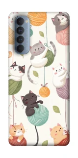 Чехол на Oppo Reno 4 Pro Funny Kittens фото 1 из 1