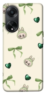 Чохол на Oppo A98 Labubu Green Heart фото 1 з 1