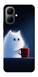 Чохол на Infinix Smart 10 Чохол кіт з кавою фото 1 з 1