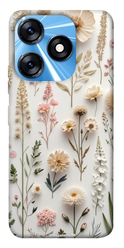 Чохол на TECNO Spark 10 Floral design ver.1 фото 1 з 1